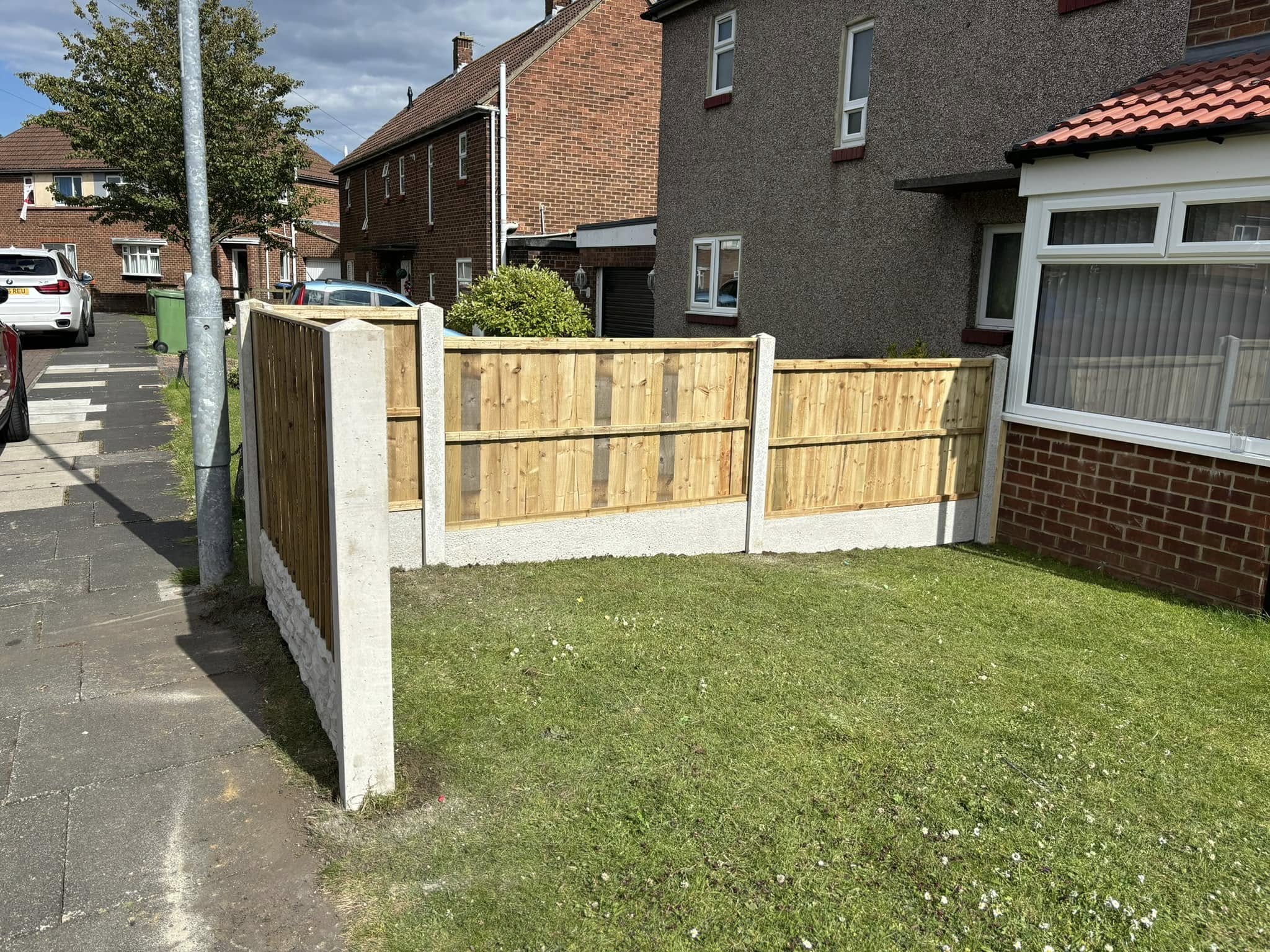 Fencing project in Worcestershire