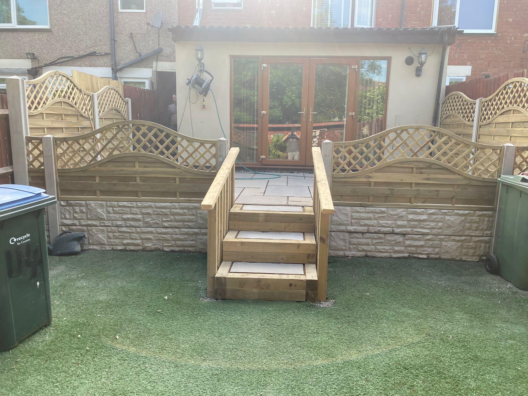 Fencing project in Worcestershire